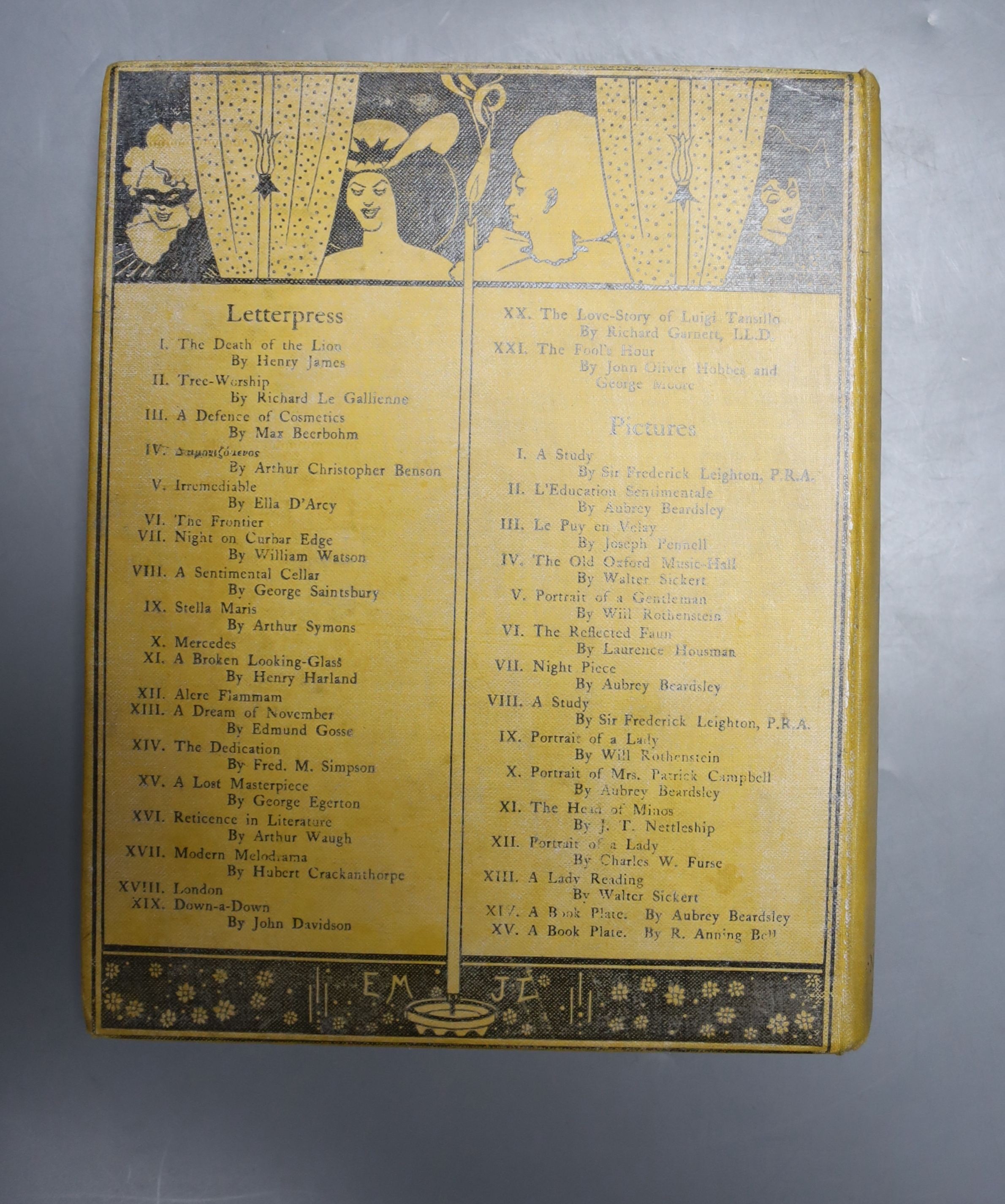 The yellow book, Volume 1, 1894